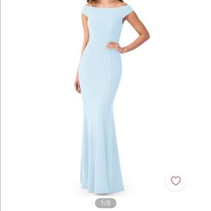 AZAZIE NICOLINA A0 Sky Blue Dress